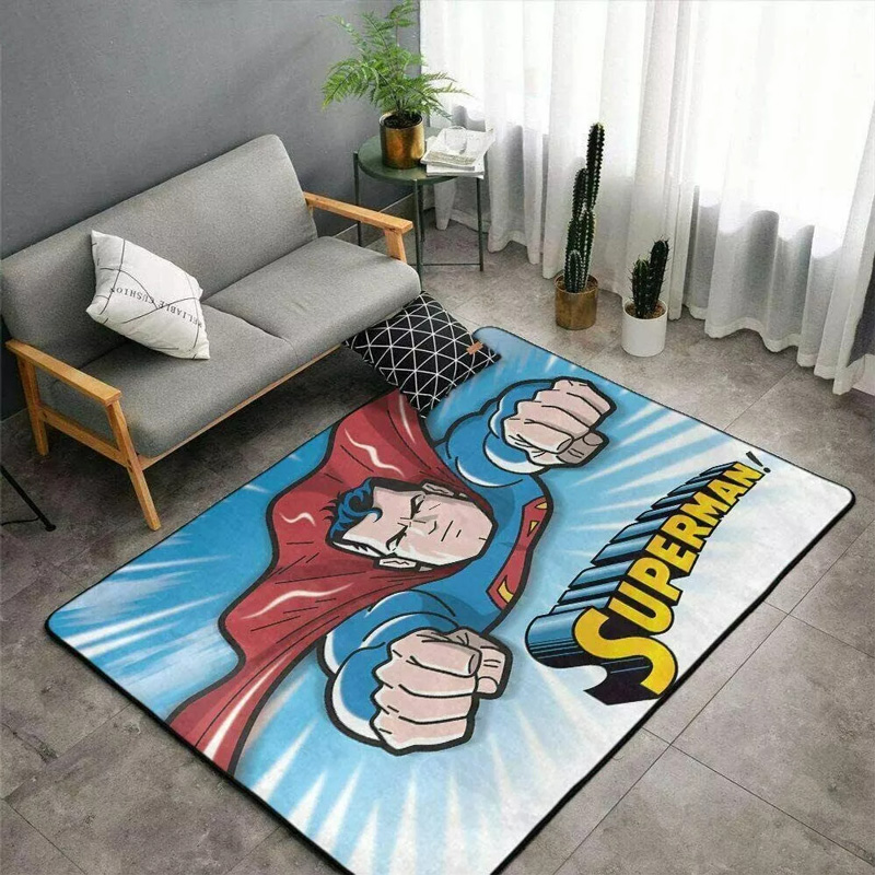 Superman Area Rug Superman Carpet Bedroom Rug Indoor Rug