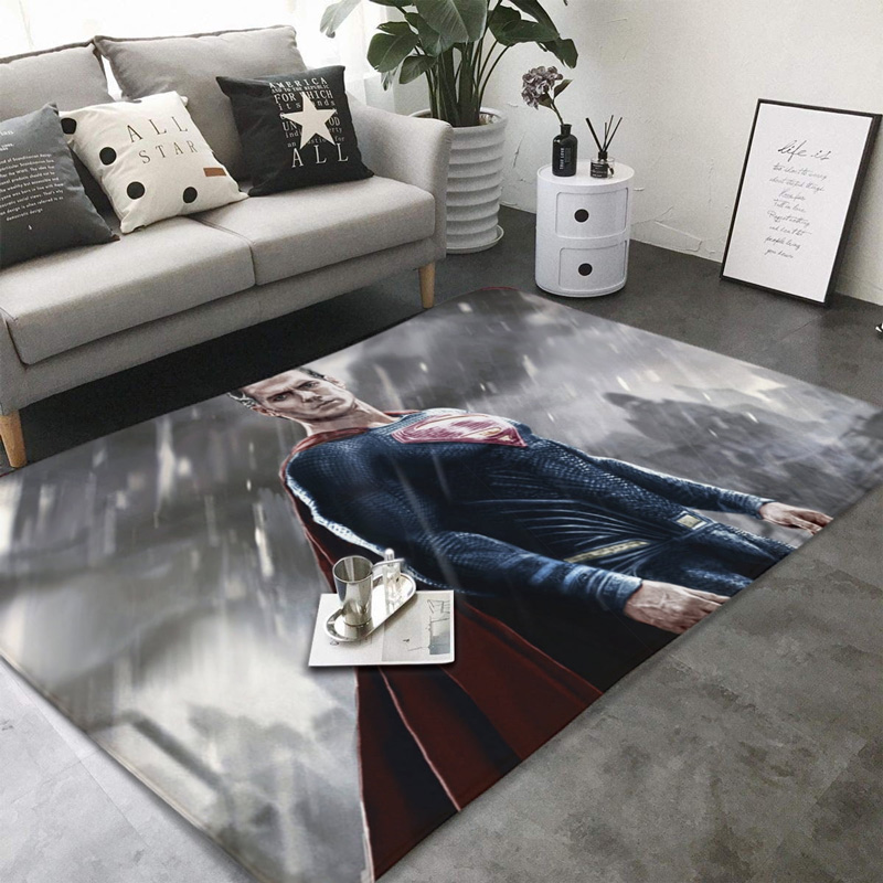 Superman Area Rug Superman Carpet Dining Room Rugs Indoor Rug