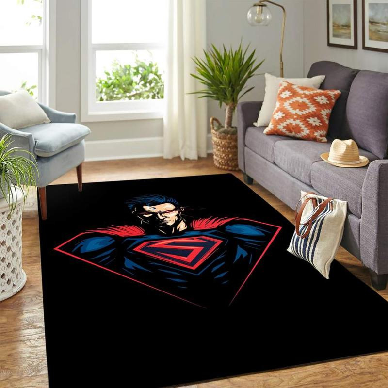 Superman Area Rug Superman Carpet Kitchen Rug Outdoor Rugs