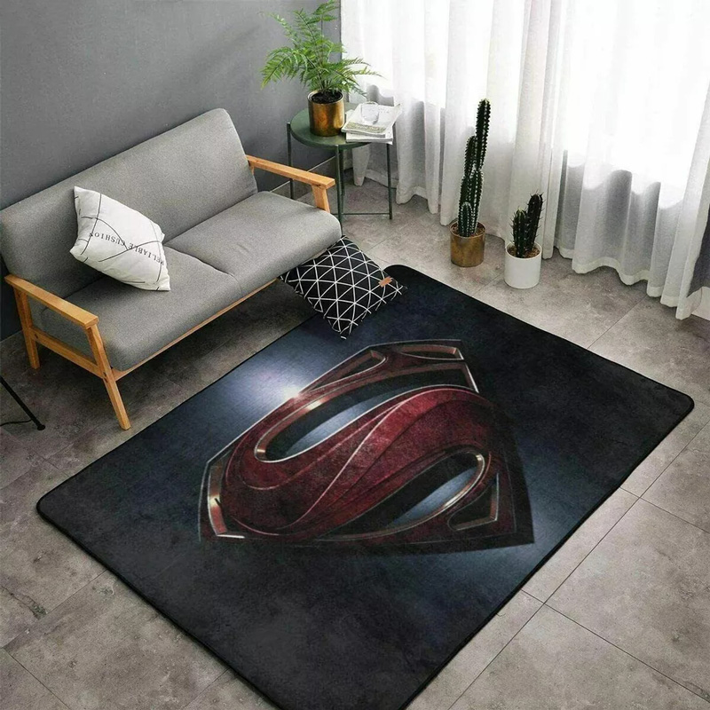 Superman Area Rug Superman Carpet Living Room Rug Indoor Outdoor Rugs
