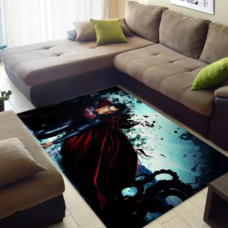 Superman Area Rug Superman Carpet Living Room Rug Outdoor Rug