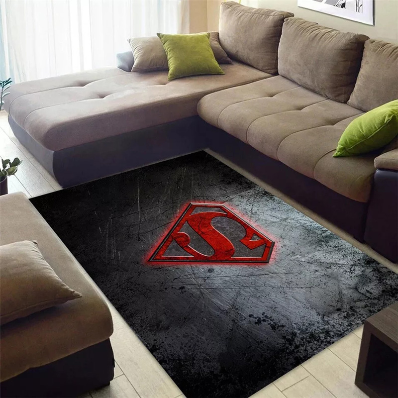 Superman Rug Superman Carpet Bedroom Area Rug Indoor Outdoor Rug