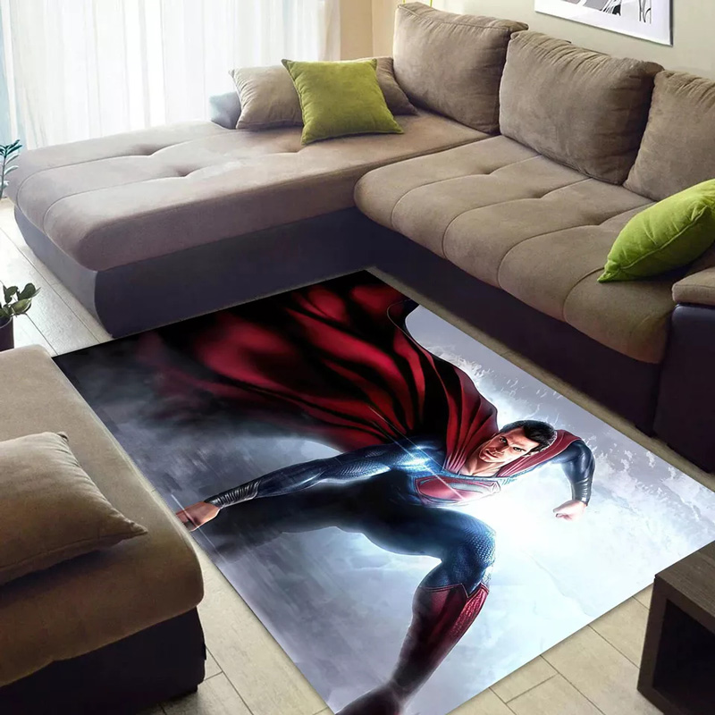 Superman Rug Superman Carpet Bedroom Area Rug Indoor Outdoor Rugs