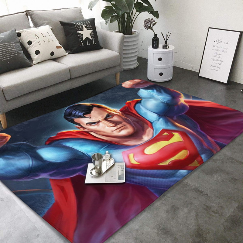 Superman Rug Superman Carpet Bedroom Area Rug Indoor Rug