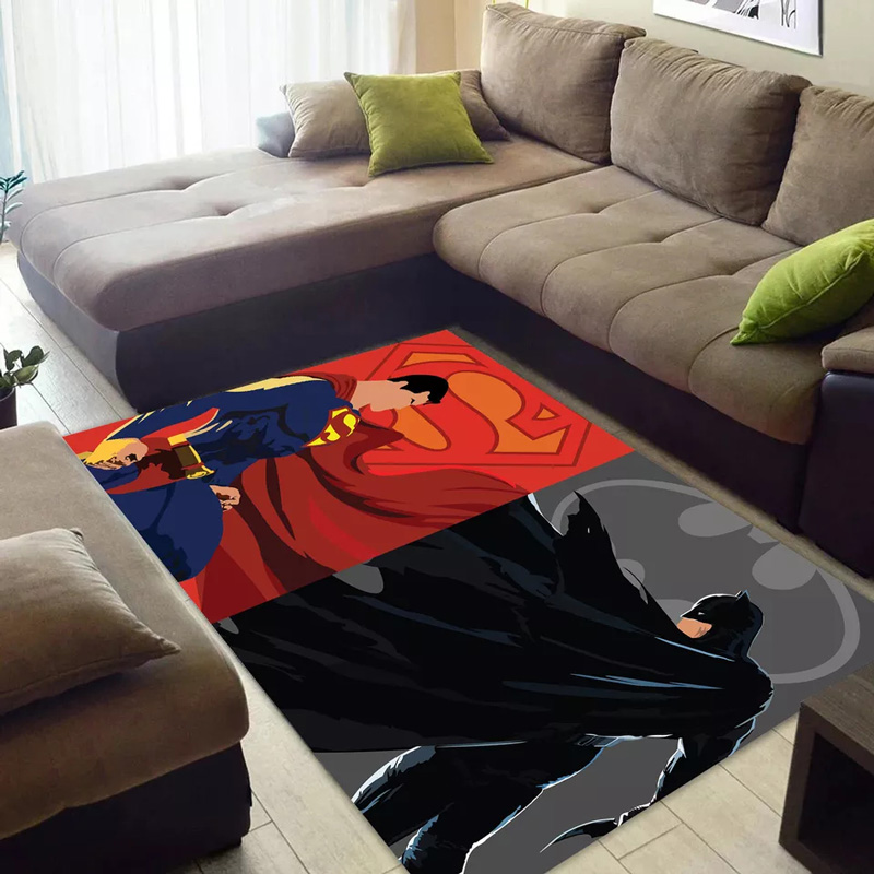 Superman Rug Superman Carpet Living Room Area Rug Indoor Rugs