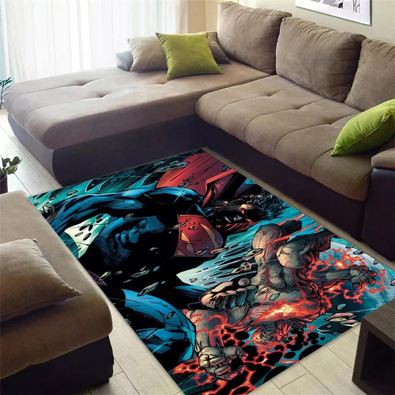 Superman Rug Superman Carpet Living Room Rug Indoor Rug