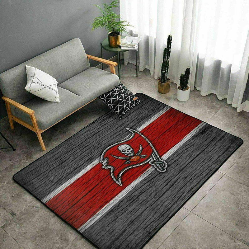 Tampa Bay Buccaneers Rug NFL Area Rug Bathroom Rug Indoor Rugs Rectangle Carpet