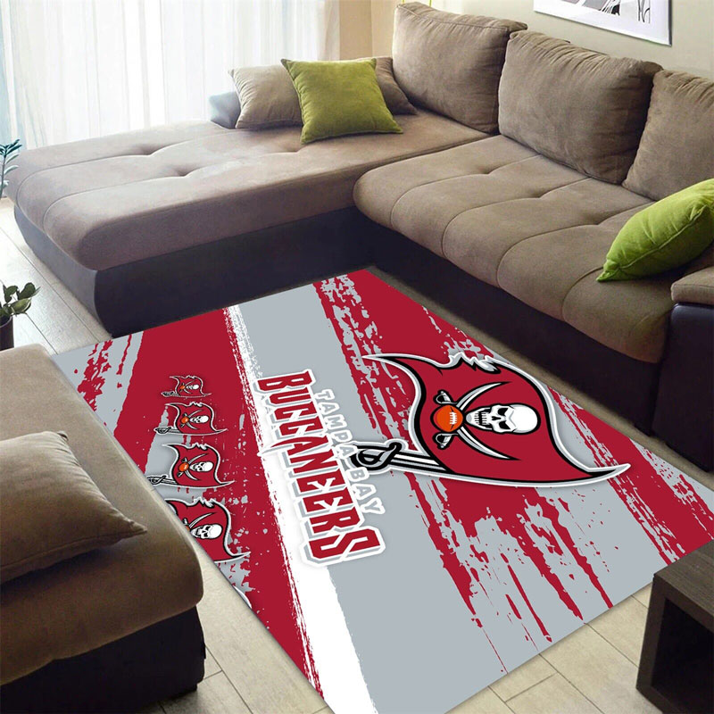 Tampa Bay Buccaneers Area Rug NFL Area Rug Dining Room Rugs Outdoor Rug Rectangle Carpet