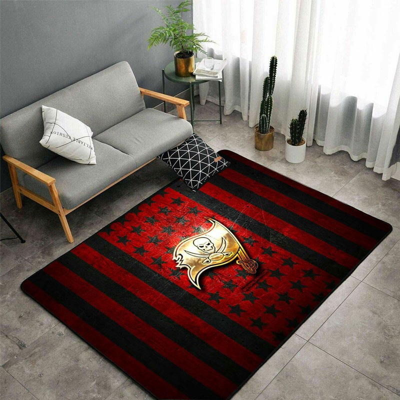 Tampa Bay Buccaneers Area Rug NFL Area Rug Kitchen Rug Outdoor Rug Rectangle Carpet