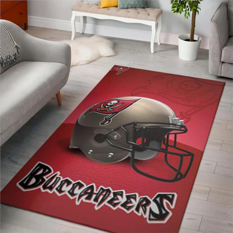 Tampa Bay Buccaneers Area Rug NFL Area Rug Dining Room Rugs Indoor Outdoor Rugs Rectangle Carpet