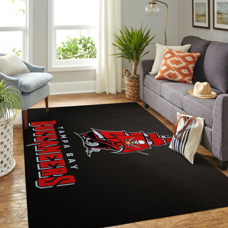 Tampa Bay Buccaneers Area Rug NFL Area Rug Living Room Rug Indoor Outdoor Rugs Rectangle Carpet