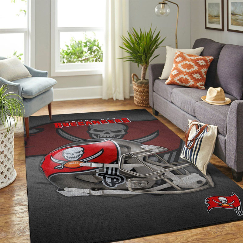 Tampa Bay Buccaneers Rug NFL Area Rug Bathroom Rug Outdoor Rug Rectangle Carpet