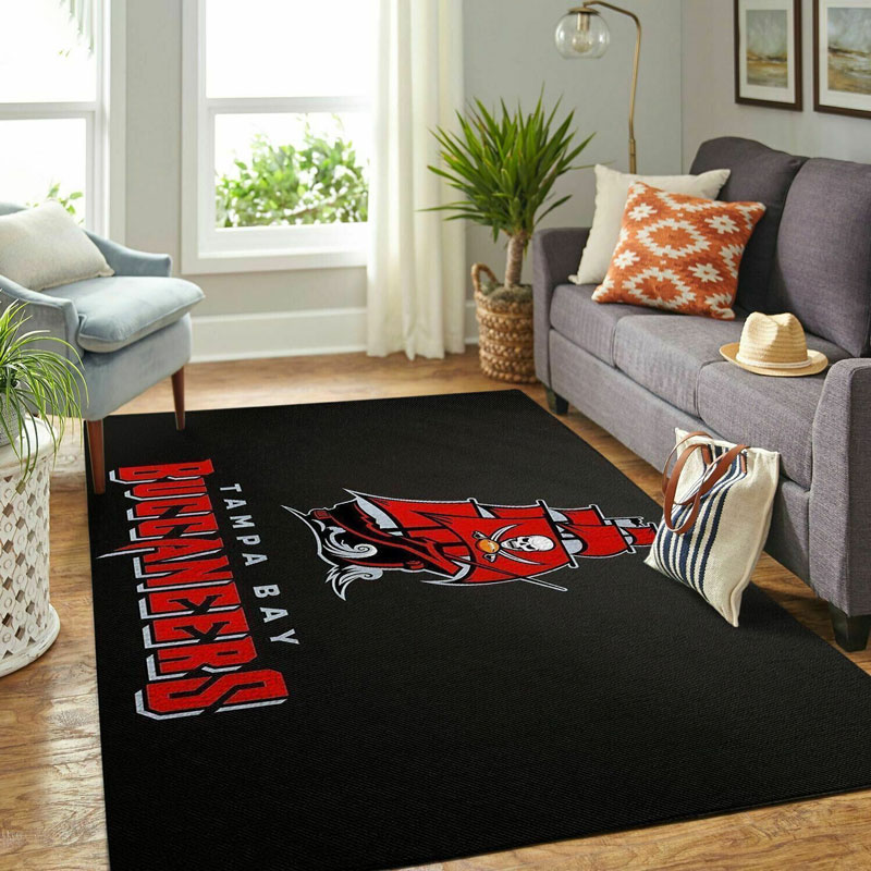 Tampa Bay Buccaneers Rug NFL Area Rug Bedroom Area Rug Outdoor Rugs Rectangle Carpet