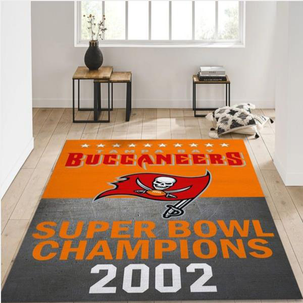 Tampa Bay Buccaneers Area Rug NFL Area Rug Kitchen Rug Indoor Outdoor Rugs Rectangle Carpet