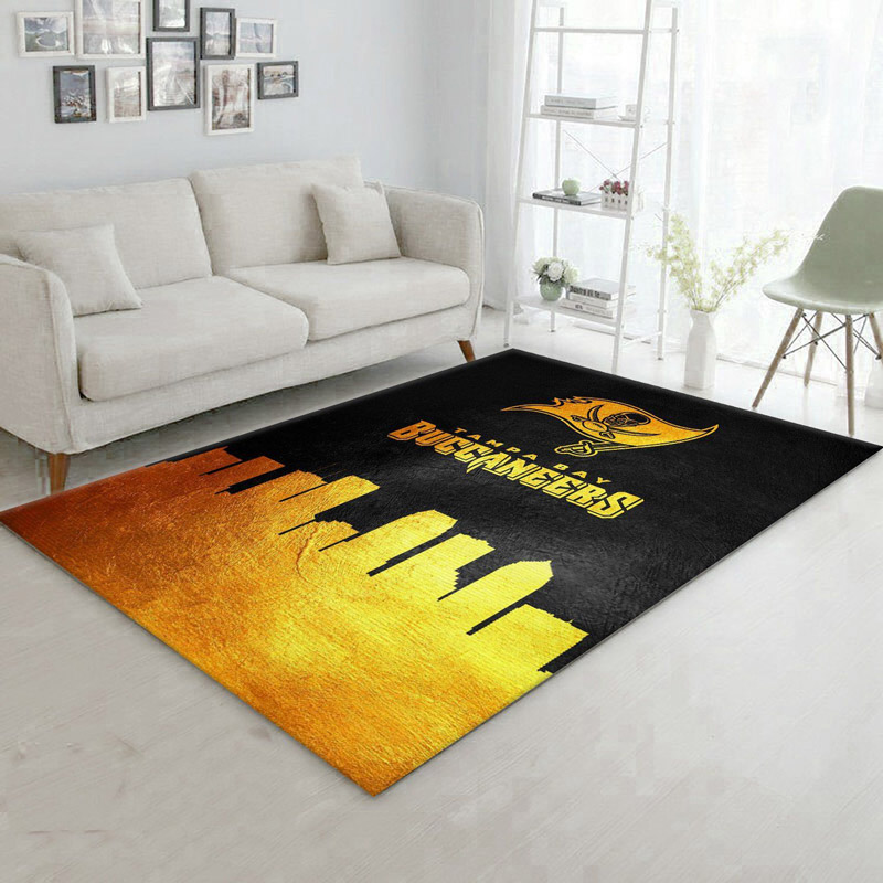 Tampa Bay Buccaneers Rug NFL Area Rug Living Room Rug Outdoor Rugs Rectangle Carpet