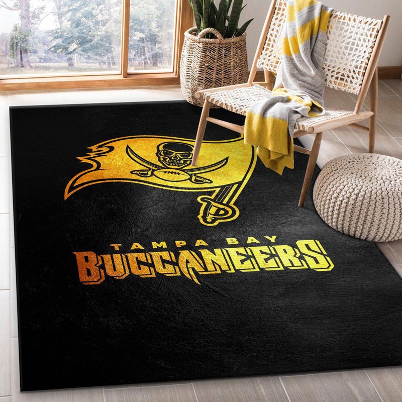 Tampa Bay Buccaneers Area Rug NFL Area Rug Kitchen Rug Indoor Rugs Rectangle Carpet