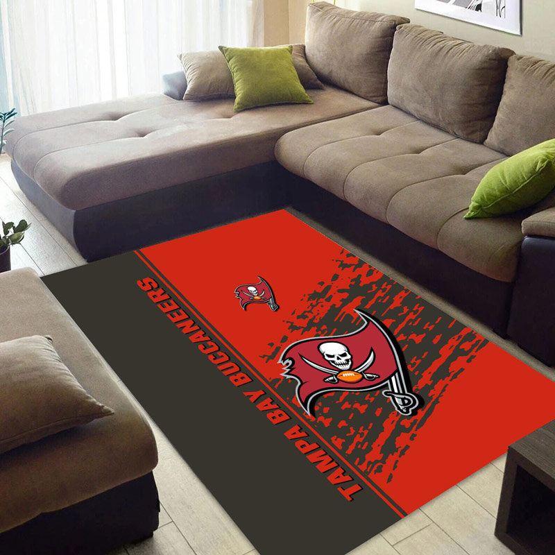 Tampa Bay Buccaneers Rug NFL Area Rug Dining Room Rugs Outdoor Rug Rectangle Carpet
