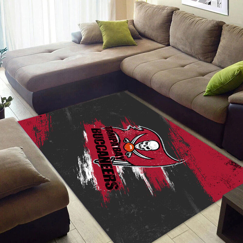 Tampa Bay Buccaneers Area Rug NFL Area Rug Bathroom Rugs Outdoor Rug Rectangle Carpet