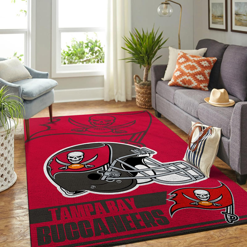 Tampa Bay Buccaneers Rug NFL Area Rug Bedroom Area Rug Indoor Outdoor Rugs Rectangle Carpet