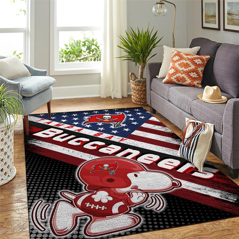 Tampa Bay Buccaneers Area Rug NFL Area Rug Kitchen Rug Indoor Outdoor Rug Rectangle Carpet
