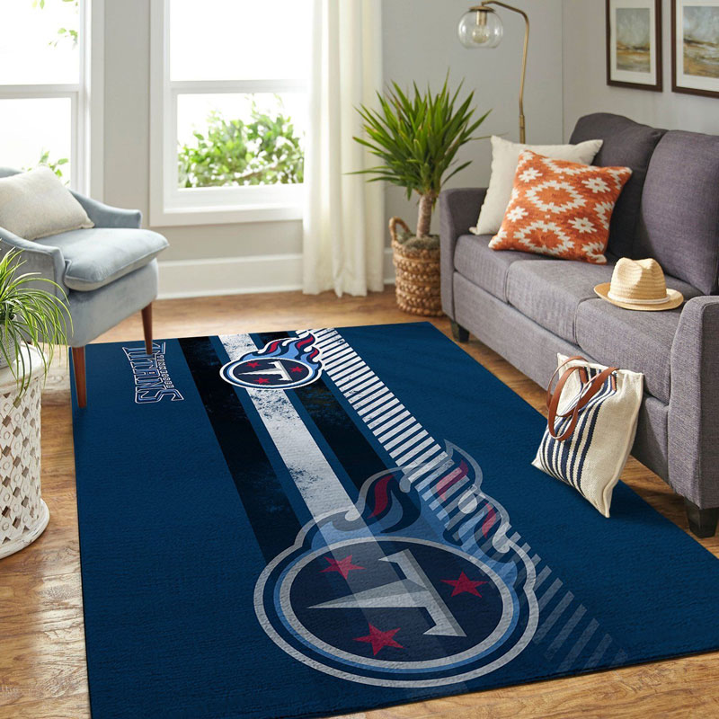 Tennessee Titans Area Rug NFL Area Rug Bedroom Rug Outdoor Rugs Rectangle Carpet