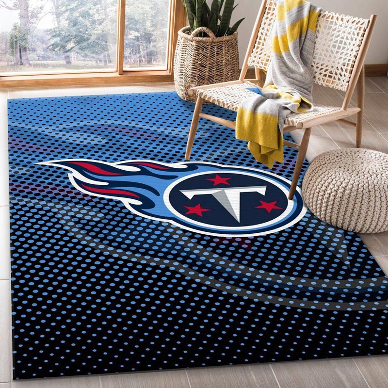 Tennessee Titans Area Rug NFL Area Rug Bedroom Rug Indoor Outdoor Rugs Rectangle Carpet