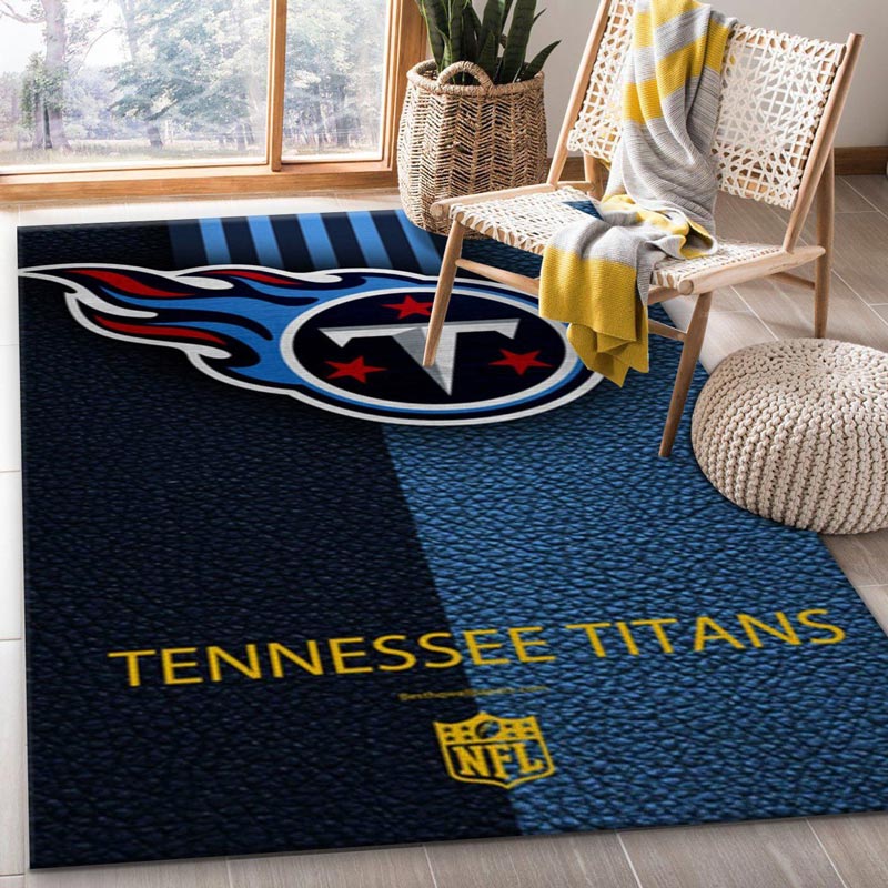 Tennessee Titans Rug NFL Area Rug Living Room Rug Indoor Rugs Rectangle Carpet