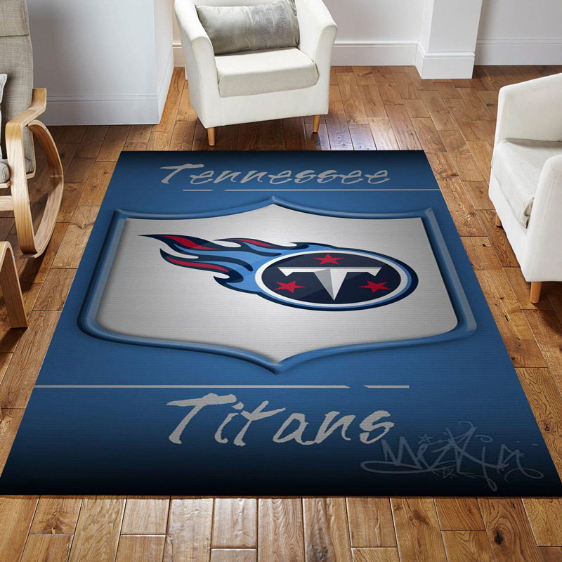 Tennessee Titans Rug NFL Area Rug Bedroom Area Rug Indoor Outdoor Rug Rectangle Carpet