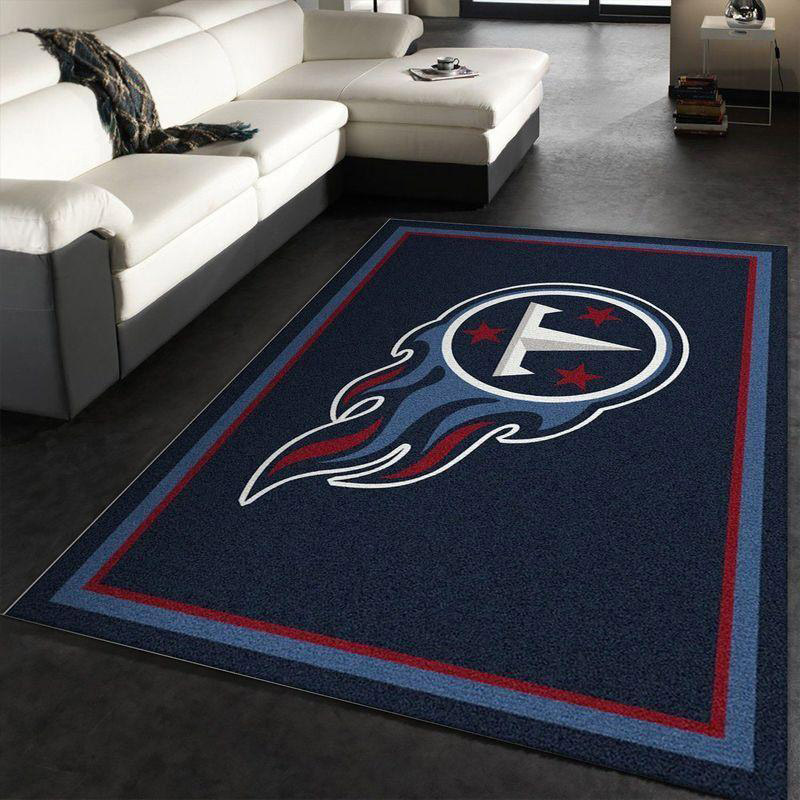 Tennessee Titans Rug NFL Area Rug Living Room Area Rug Indoor Outdoor Rugs Rectangle Carpet