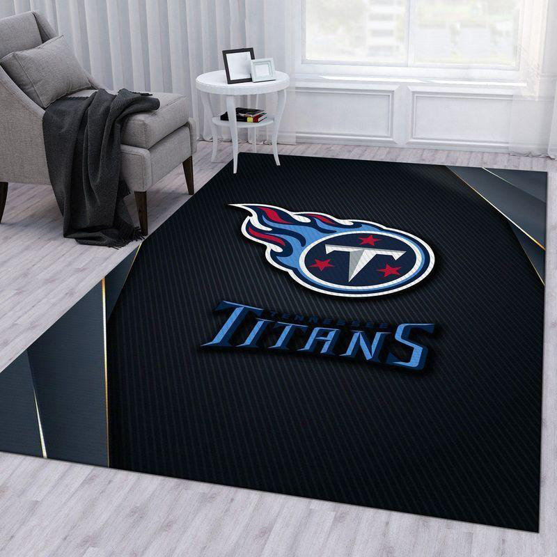 Tennessee Titans Rug NFL Area Rug Bathroom Rug Indoor Rug Rectangle Carpet