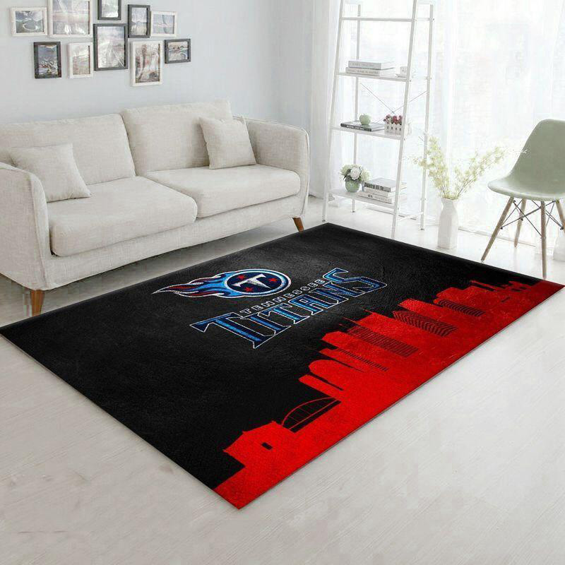 Tennessee Titans Rug NFL Area Rug Dining Room Rug Outdoor Rug Rectangle Carpet