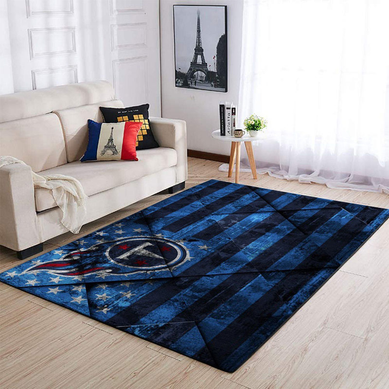 Tennessee Titans Area Rug NFL Area Rug Bathroom Rugs Indoor Outdoor Rugs Rectangle Carpet