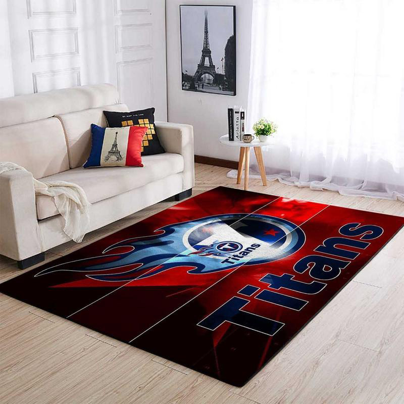 Tennessee Titans Rug NFL Area Rug Bedroom Rug Outdoor Rug Rectangle Carpet