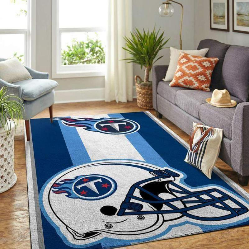 Tennessee Titans Area Rug NFL Area Rug Kitchen Rug Indoor Outdoor Rugs Rectangle Carpet
