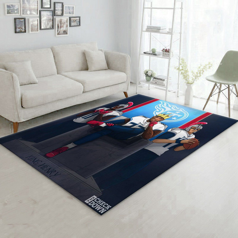 Tennessee Titans Area Rug NFL Area Rug Bedroom Area Rug Indoor Outdoor Rug Rectangle Carpet