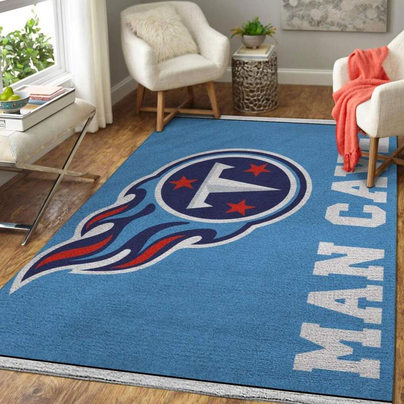 Tennessee Titans Area Rug NFL Area Rug Living Room Area Rug Indoor Rug Rectangle Carpet