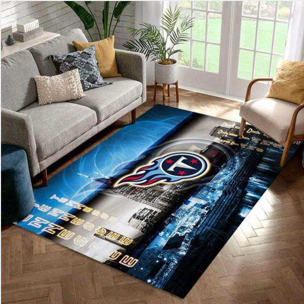 Tennessee Titans Area Rug NFL Area Rug Bathroom Rugs Indoor Outdoor Rug Rectangle Carpet