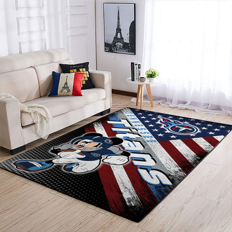 Tennessee Titans Rug NFL Area Rug Living Room Rug Indoor Outdoor Rugs Rectangle Carpet
