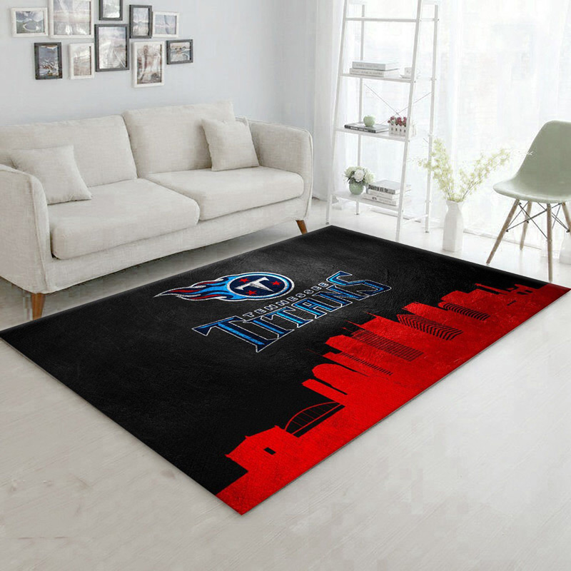 Tennessee Titans Area Rug NFL Area Rug Bedroom Area Rug Indoor Outdoor Rug Rectangle Carpet