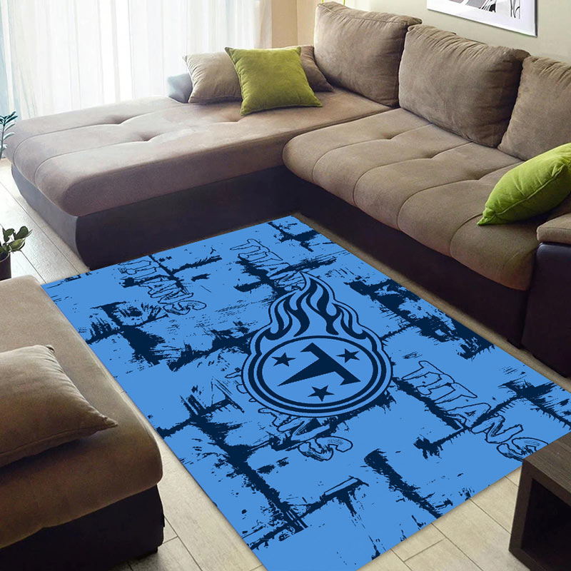 Tennessee Titans Area Rug NFL Area Rug Bedroom Area Rug Indoor Outdoor Rug Rectangle Carpet