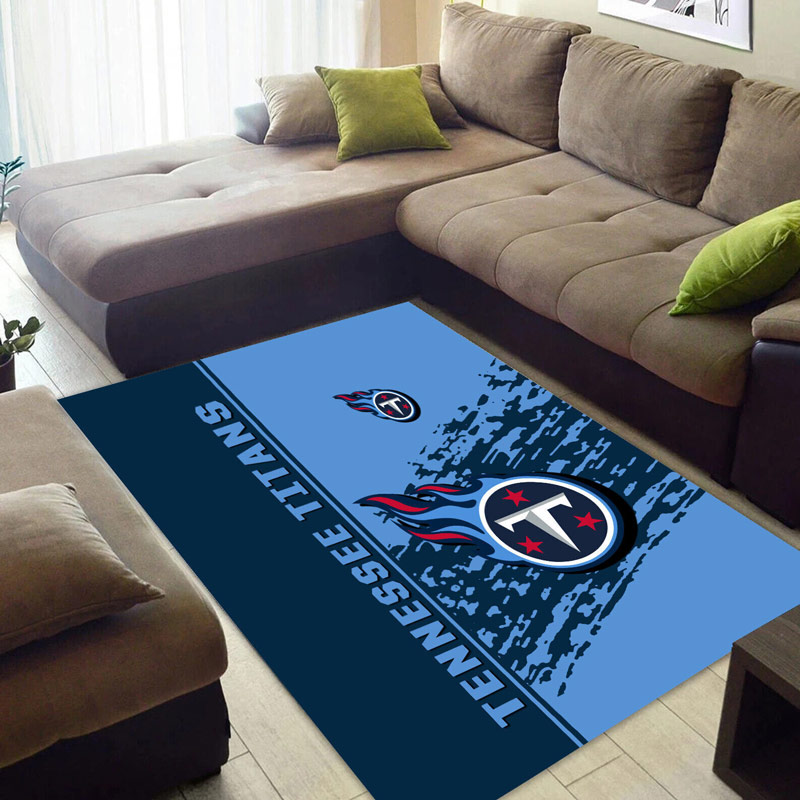 Tennessee Titans Rug NFL Area Rug Dining Room Rug Indoor Outdoor Rug Rectangle Carpet