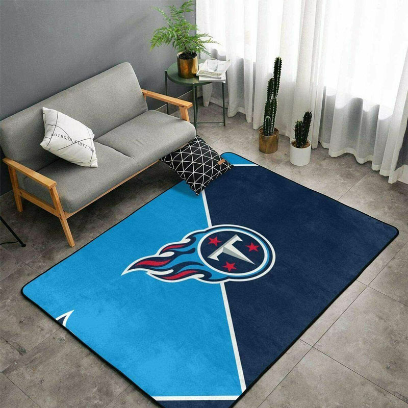 Tennessee Titans Rug NFL Area Rug Kitchen Rug Indoor Outdoor Rugs Rectangle Carpet