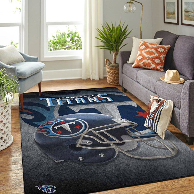 Tennessee Titans Rug NFL Area Rug Dining Room Rug Indoor Outdoor Rug Rectangle Carpet