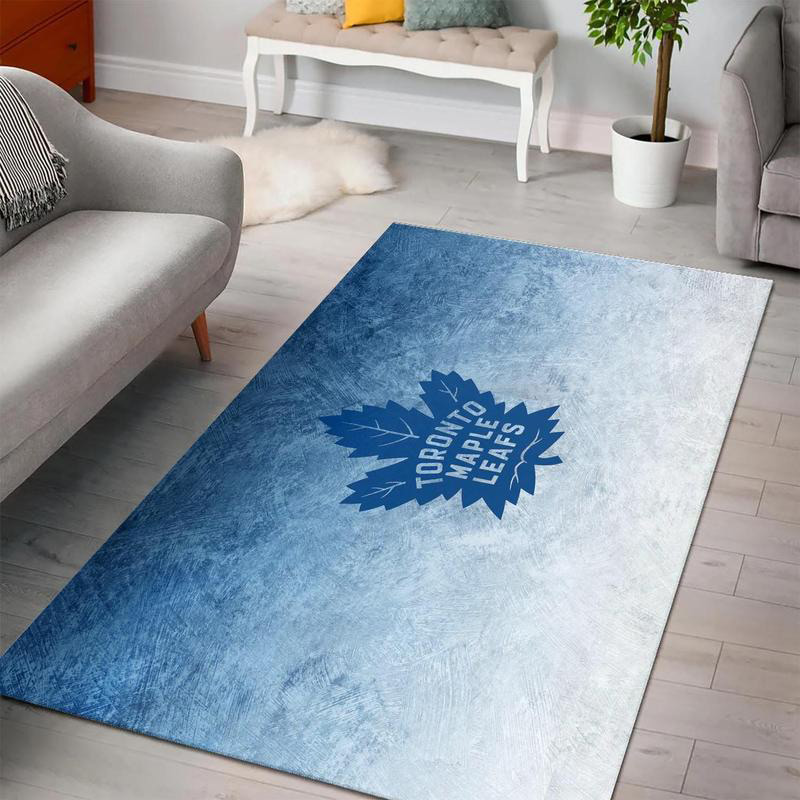 Toronto Maple Leafs Area Rug NHL Area Rug Dining Room Rugs Indoor Rug Rectangle Carpet