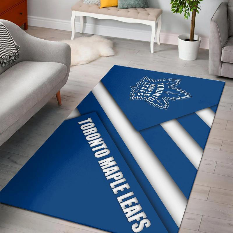 Toronto Maple Leafs Rug NHL Area Rug Bathroom Rugs Indoor Outdoor Rug Rectangle Carpet