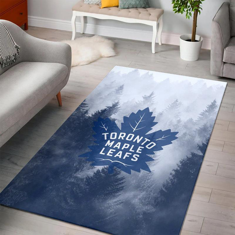 Toronto Maple Leafs Area Rug NHL Area Rug Living Room Area Rug Indoor Outdoor Rugs Rectangle Carpet