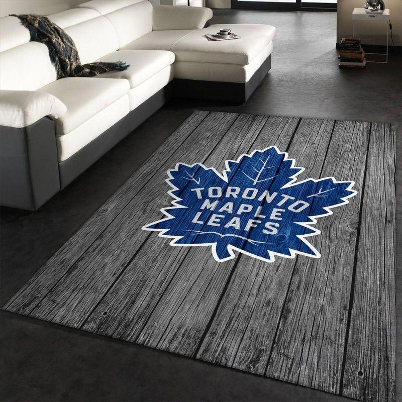 Toronto Maple Leafs Rug NHL Area Rug Kitchen Rug Outdoor Rug Rectangle Carpet