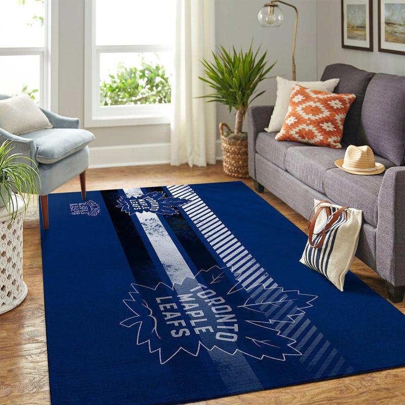 Toronto Maple Leafs Area Rug NHL Area Rug Living Room Rug Indoor Outdoor Rugs Rectangle Carpet