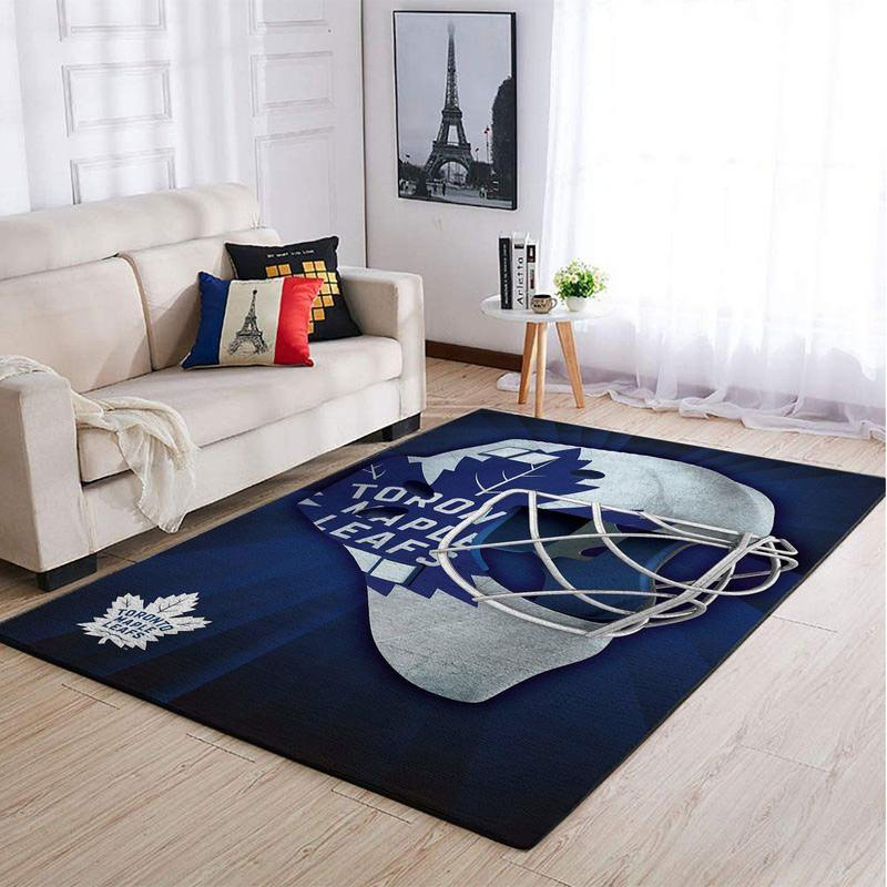Toronto Maple Leafs Area Rug NHL Area Rug Dining Room Rug Indoor Outdoor Rugs Rectangle Carpet