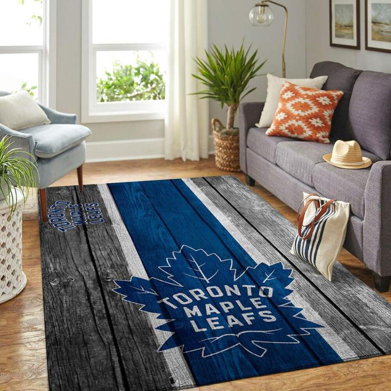Toronto Maple Leafs Area Rug NHL Area Rug Bedroom Area Rug Indoor Rug Rectangle Carpet